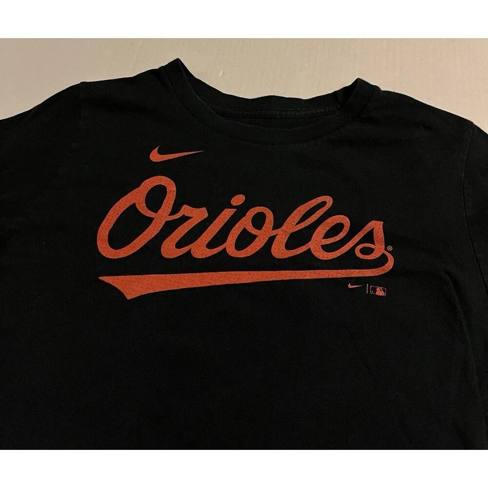 Nike Baltimore Orioles MLB Cal Ripken Jr #8 Jersey T-Shirt Youth Boys XL Black